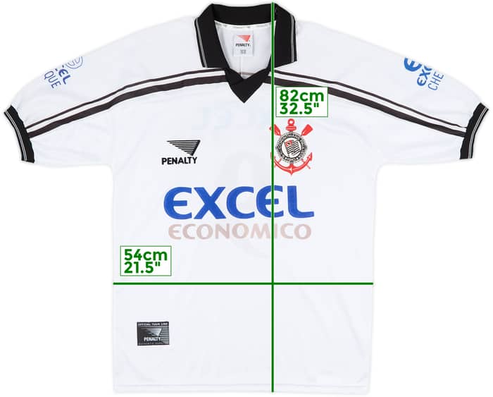 1998 Corinthians Home Shirt #9 - 10/10 - (XL)