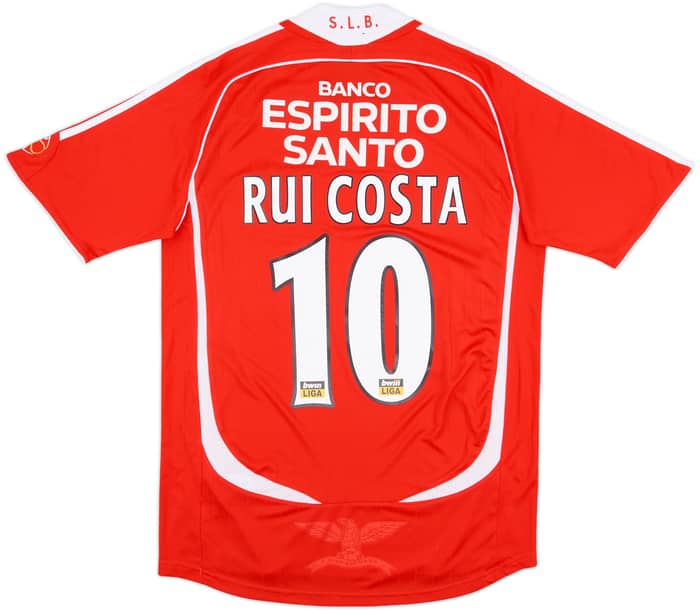2006-07 Benfica Home Shirt Rui Costa #10 - 9/10 - (S)