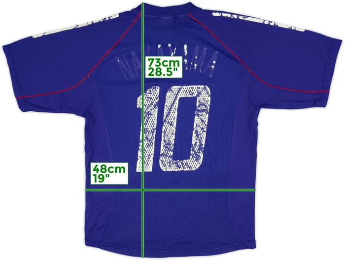 2002-04 Japan Home Shirt Nakamura #10 - 3/10 - (M)