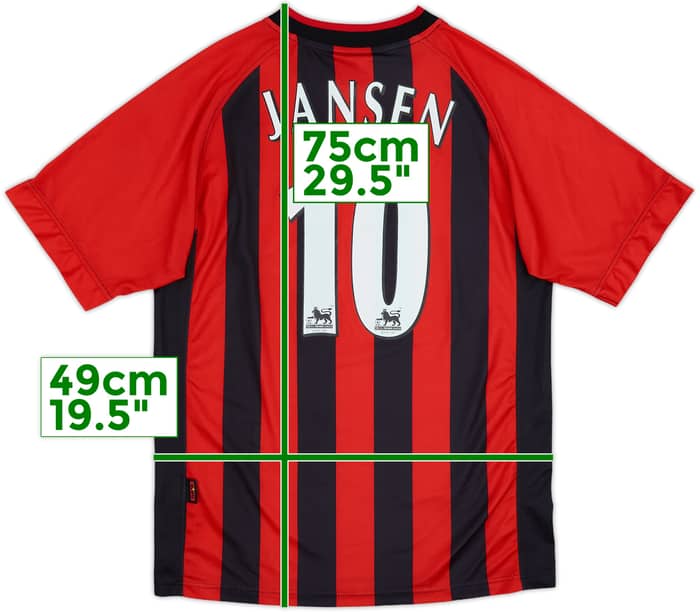 2000-02 Blackburn Away Shirt Jansen #10 - 7/10 - (S)