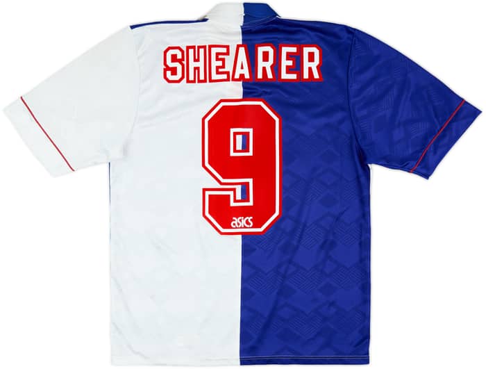 1992-94 Blackburn Home Shirt Shearer #9 - 9/10 - (L)
