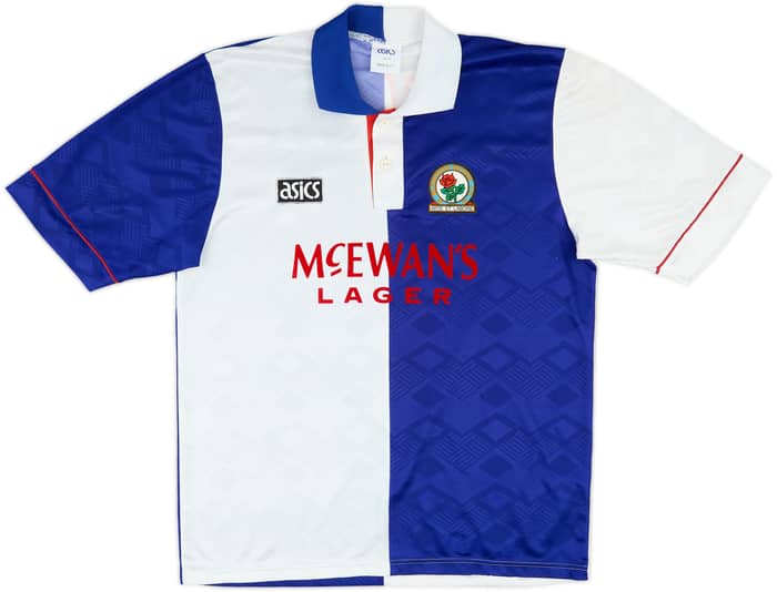 1992-94 Blackburn Home Shirt Shearer #9 - 9/10 - (L)