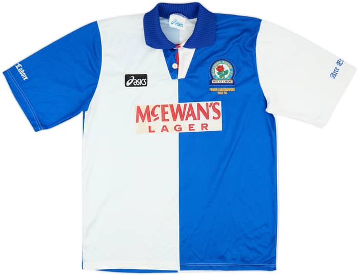 1994-95 Blackburn Rovers 'Champions' Home Shirt Shearer #9 - 7/10 - (L)