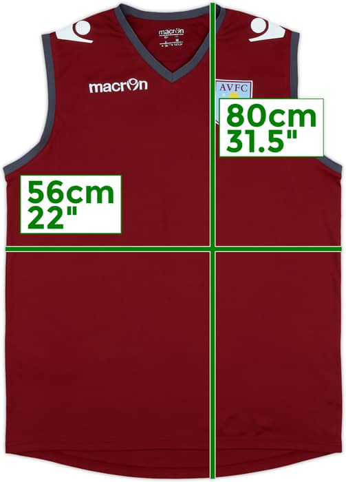 2012-13 Aston Villa Macron Training Vest - 9/10 - (M)