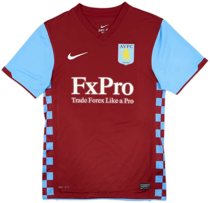 2010-11 Aston Villa Home Shirt Bent #39 - 8/10 - (S)