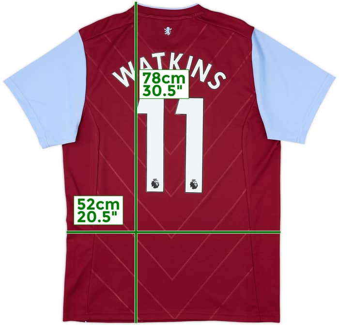 2022-23 Aston Villa Home Shirt Watkins #11 - 10/10 - (L)