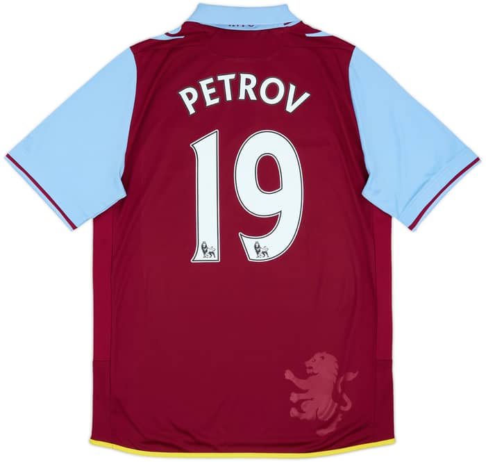 2012-13 Aston Villa Home Shirt Petrov #19 - 7/10 - (S)