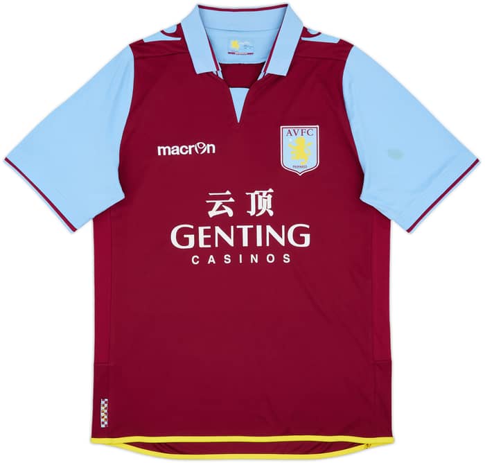2012-13 Aston Villa Home Shirt Petrov #19 - 7/10 - (S)