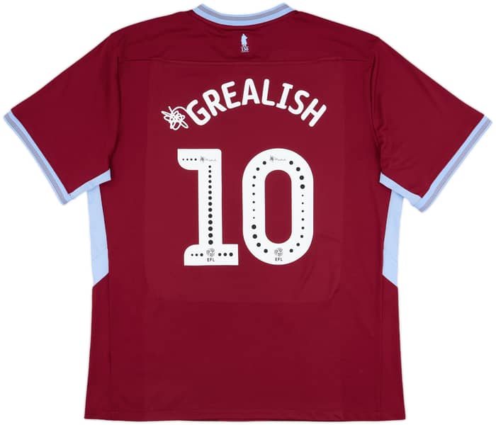 2018-19 Aston Villa Home Shirt Grealish #10 - 10/10 - (XXL)