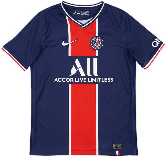 2020-21 Paris Saint-Germain Home Shirt - 8/10 - (L.Boys)