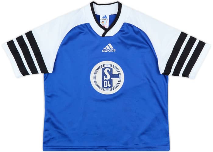 1998-99 Schalke adidas Training Shirt - 6/10 - (S.Boys)
