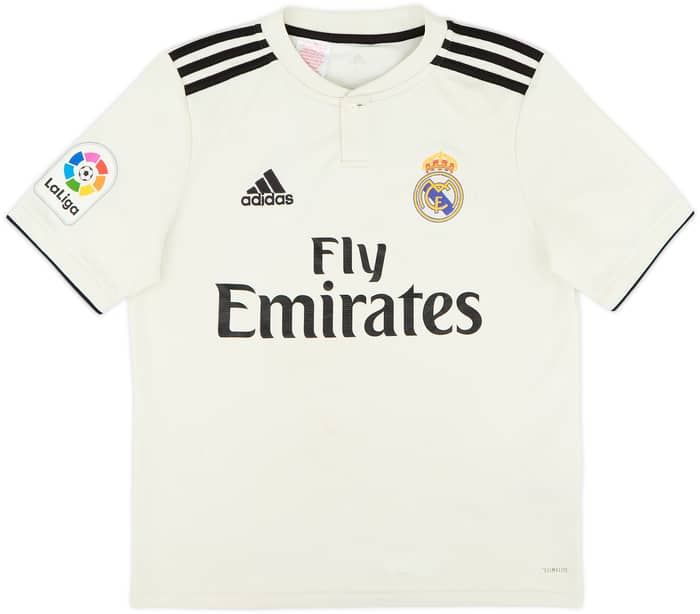 2018-19 Real Madrid Home Shirt - 6/10 - (L.Boys)