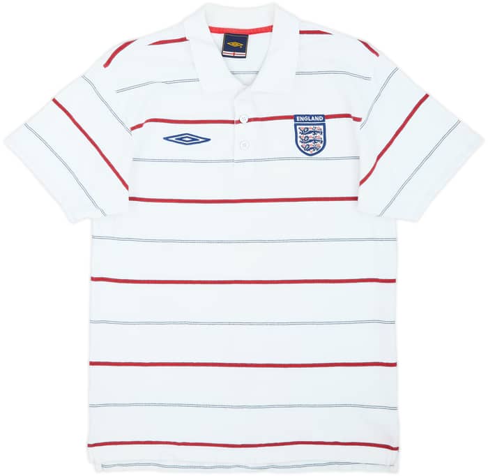 2002-04 England Umbro Polo Shirt - 6/10 - (M)