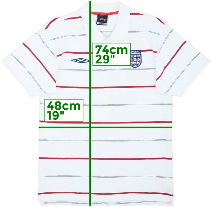2002-04 England Umbro Polo Shirt - 6/10 - (M)