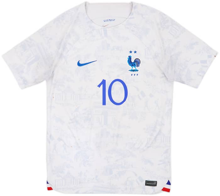 2022-23 France Away Shirt Mbappe #10 - 4/10 - (S)