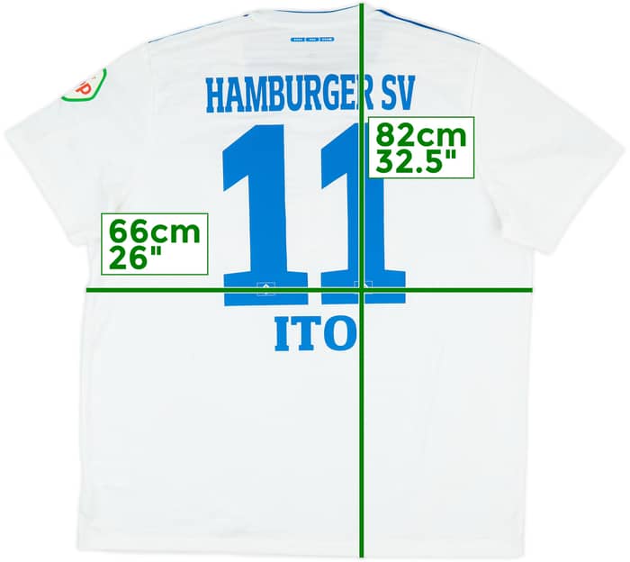 2018-19 Hamburger SV Signed Home Shirt Ito #11 - 6/10 - (XXL)