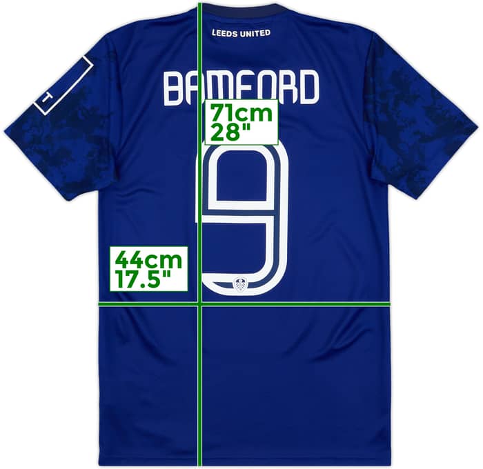 2021-22 Leeds United Away Shirt Bamford #9 - 10/10 - (XS)
