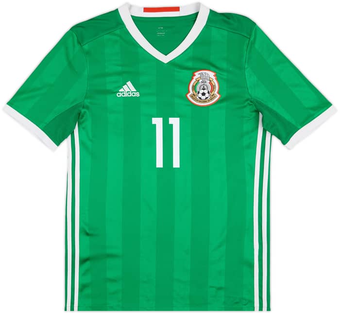 2016-17 Mexico Copa America Home Shirt Carlos V #11 - 8/10 - (XL.Boys)