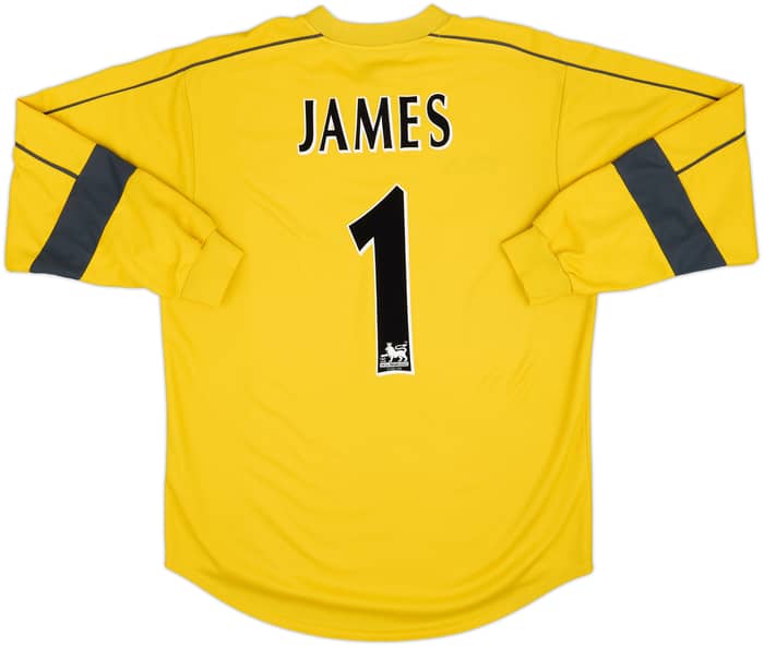 2001-03 West Ham GK Shirt James #1 - 7/10 - (XL)