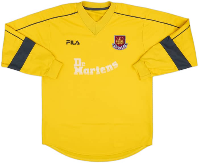 2001-03 West Ham GK Shirt James #1 - 7/10 - (XL)