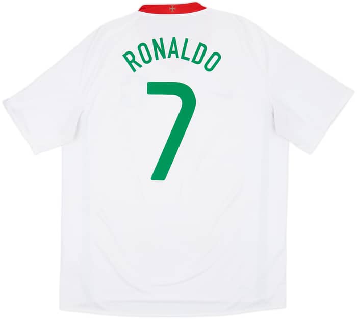 2008-10 Portugal Away Shirt Ronaldo #7 - 6/10 - (XL)