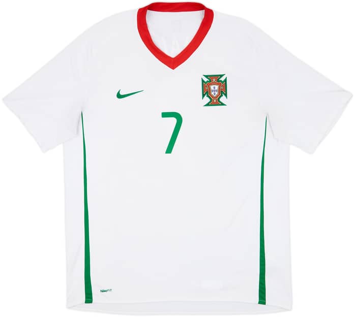 2008-10 Portugal Away Shirt Ronaldo #7 - 6/10 - (XL)