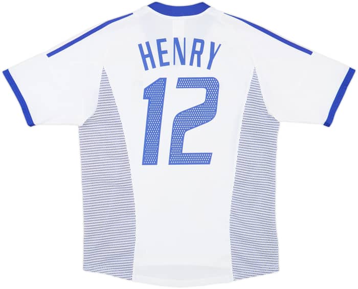 2002-04 France Away Shirt Henry #12 - 8/10 - (M)