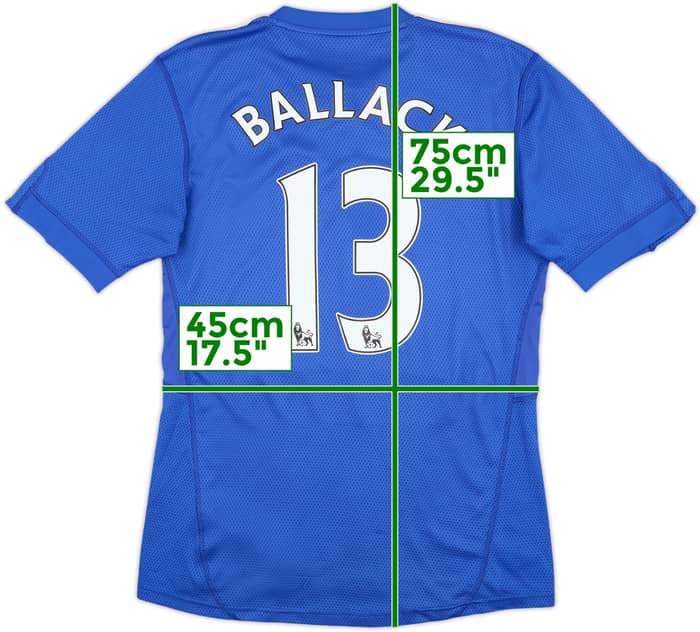 2009-10 Chelsea Home Shirt Ballack #13 - 8/10 - (M)