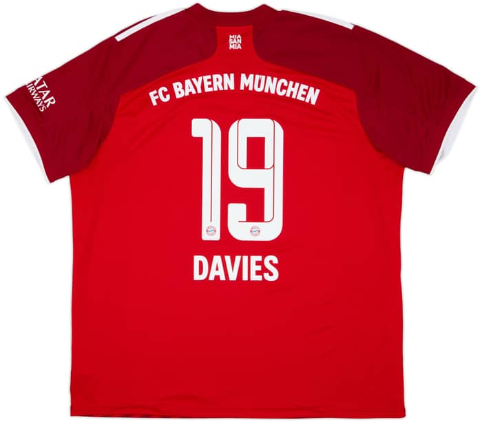 2021-22 Bayern Munich Home Shirt Davies #19 - 7/10 - (XXL)