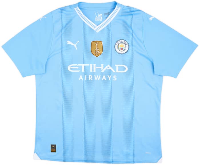 2023-24 Manchester City Home Shirt Haaland #9 - 10/10 - (XL)
