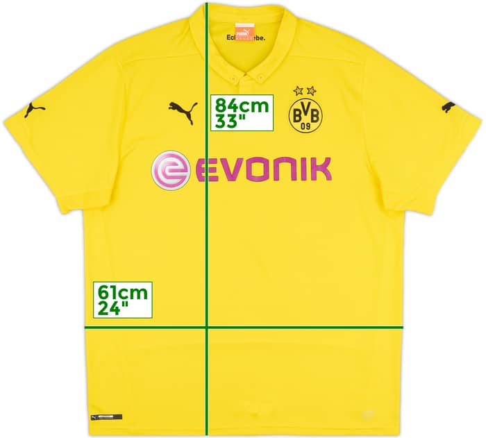 2014-15 Dortmund CL Home Shirt - 8/10 - (XXL)