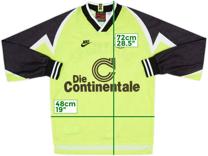 1995-96 Borussia Dortmund Home L/S Shirt - 8/10 - (S)