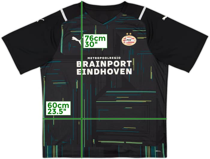 2021-22 PSV Authentic GK S/S Shirt - 8/10 - (XXL)
