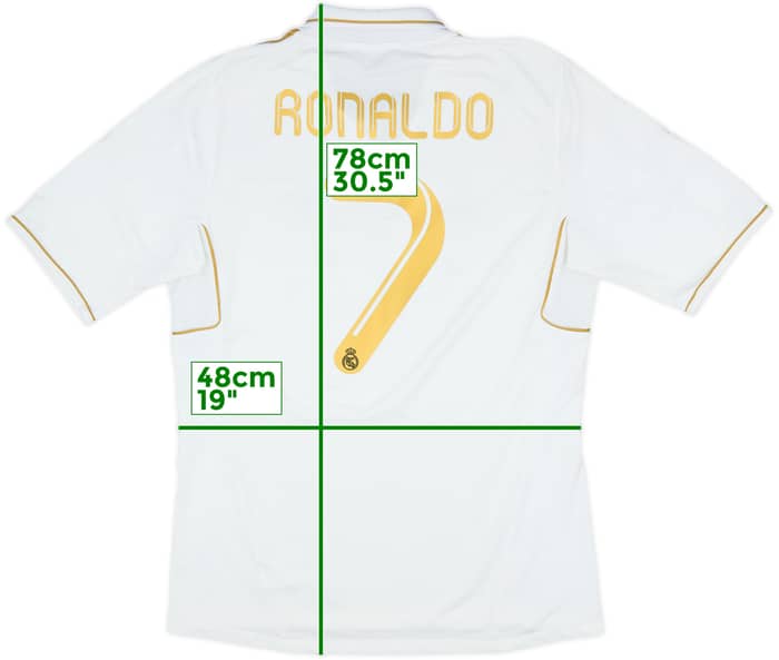 2011-12 Real Madrid Home Shirt Ronaldo #7 - 8/10 - (L)