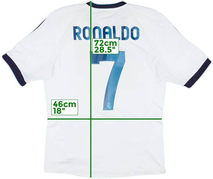 2012-13 Real Madrid Home Shirt Ronaldo #7 - 6/10 - (M)