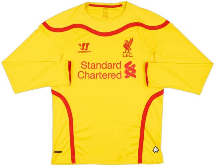 2014-15 Liverpool Away L/S Shirt Gerrard #8 - 8/10 - (S)