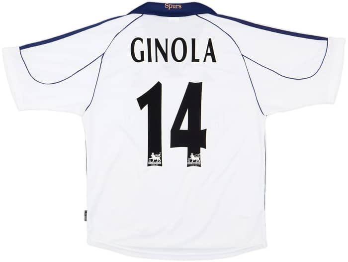 1999-01 Tottenham Home Shirt Ginola #14 - 9/10 - (M)