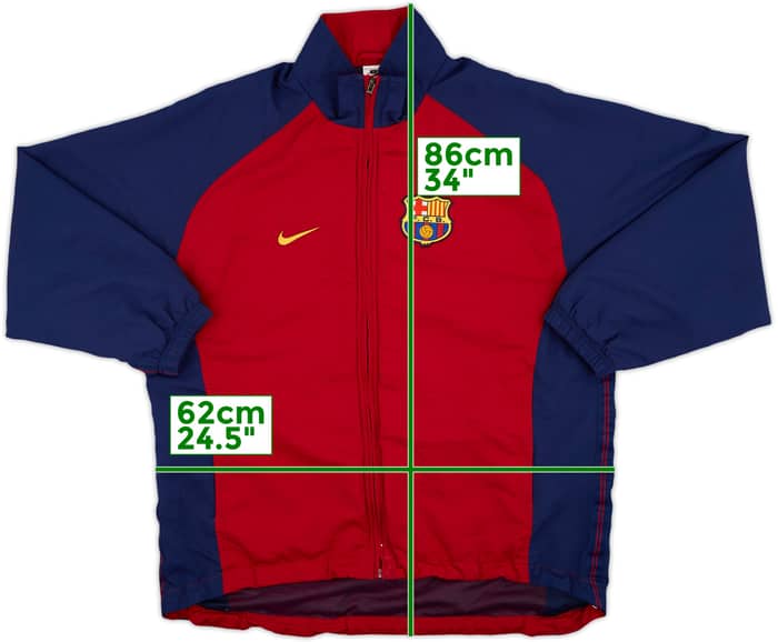 1998-99 Barcelona Nike Track Jacket - 8/10 - (M)