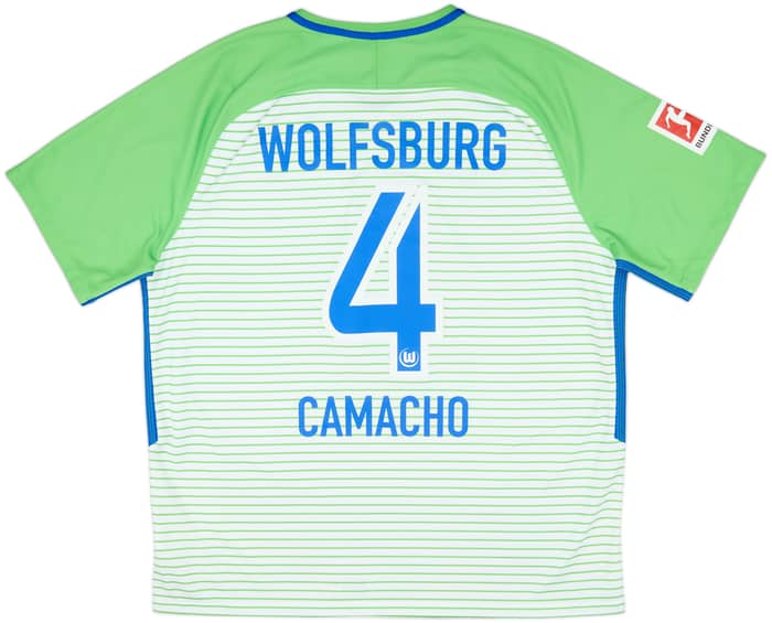 2017-18 Wolfsburg Home Shirt Camacho #4 - 6/10 - (XXL)