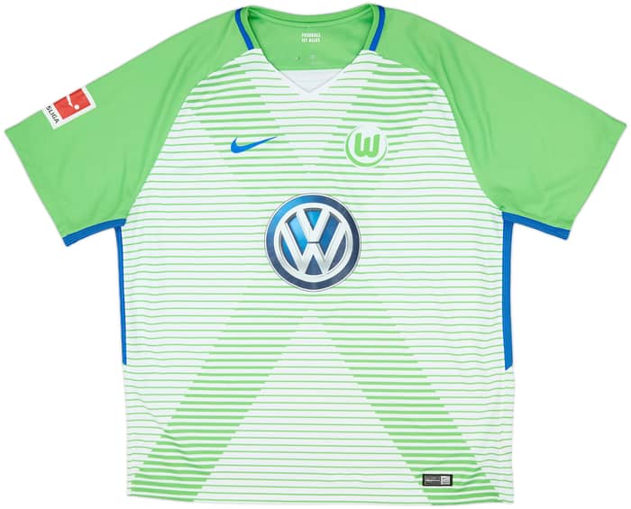2017-18 Wolfsburg Home Shirt Camacho #4 - 6/10 - (XXL)