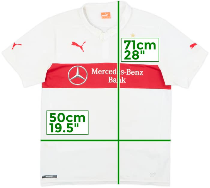 2014-15 Stuttgart Home Shirt - 6/10 - (M)