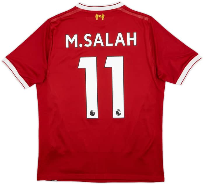 2017-18 Liverpool 125 Years Home Shirt M.Salah #11 - 8/10 - (XL.Boys)