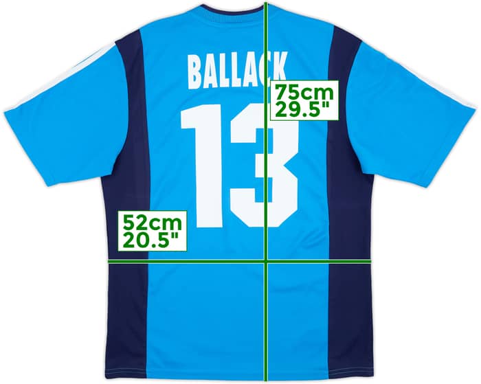 2001-03 Bayer Leverkusen Away Shirt Ballack #13 - 8/10 - (L)
