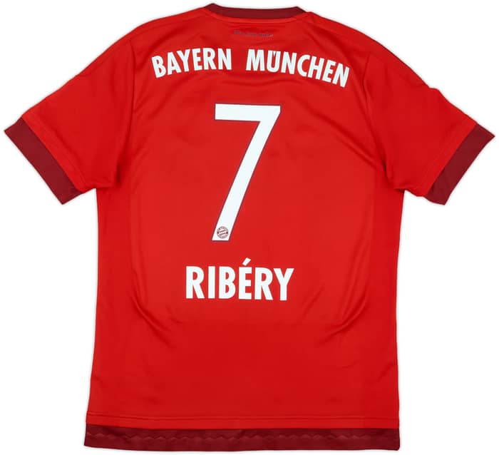 2015-16 Bayern Munich Home Shirt Ribery #7 - 8/10 - (M)