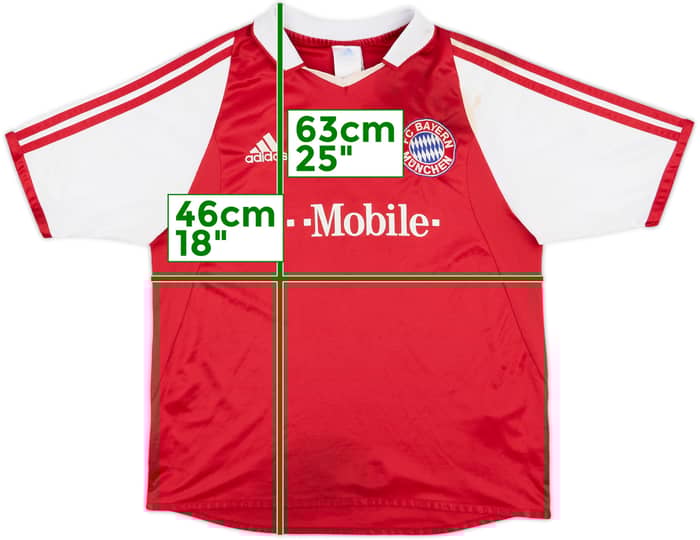2003-04 Bayern Munich Home Shirt - 5/10 - (XL.Boys)