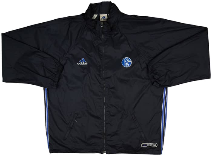 1998-00 Schalke adidas Hooded Rain Jacket - 6/10 - (XXL)