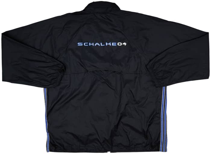 1998-00 Schalke adidas Hooded Rain Jacket - 6/10 - (XXL)