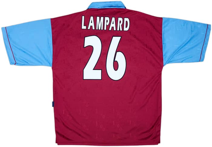 1995-97 West Ham Centenary Home Shirt Lampard #26 - 8/10 - (XL)