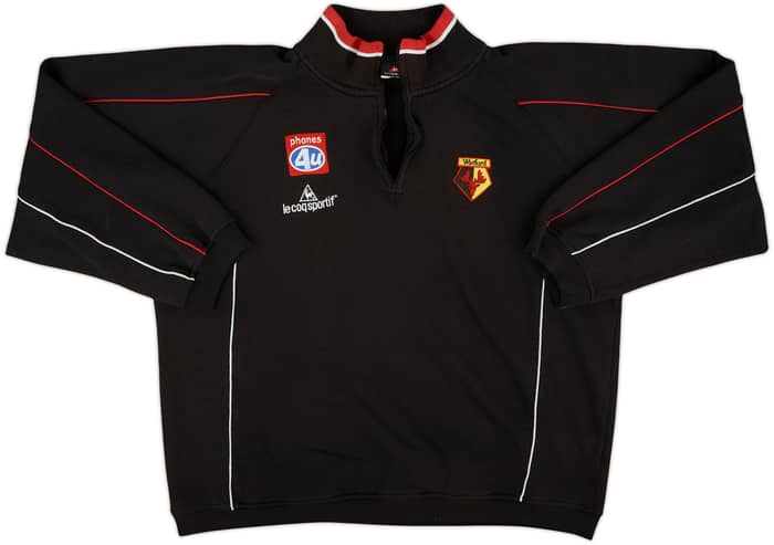 2000-01 Watford Le Coq Sportif 1/4 Zip Drill Top - 5/10 - (L)