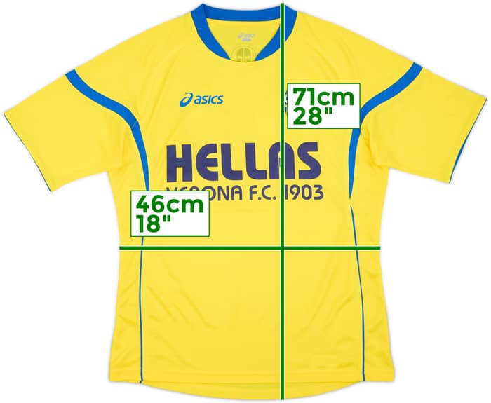 2009-10 Hellas Verona Asics Training Shirt - 7/10 - (S)